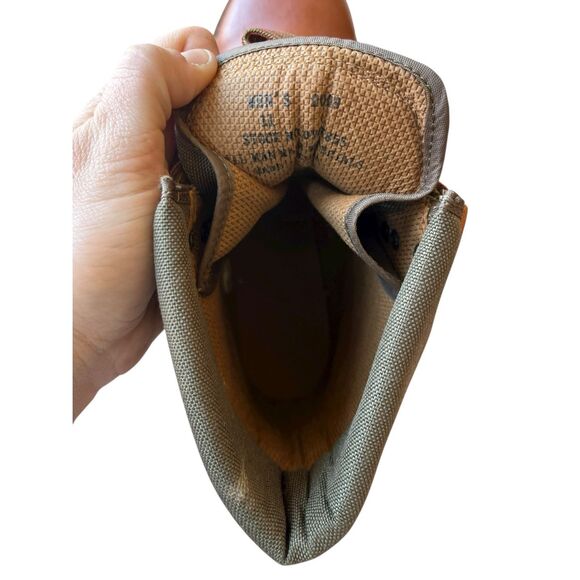 L.L.Bean Fly Fishing Leather/Canvas Wading Boots – Felt Sole – Men’s Size 11 - Picture 10 of 11